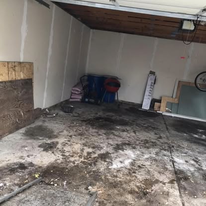 Garage after cleanout