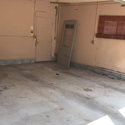 Garage after cleanout